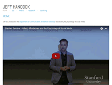 Tablet Screenshot of jeff-hancock.com
